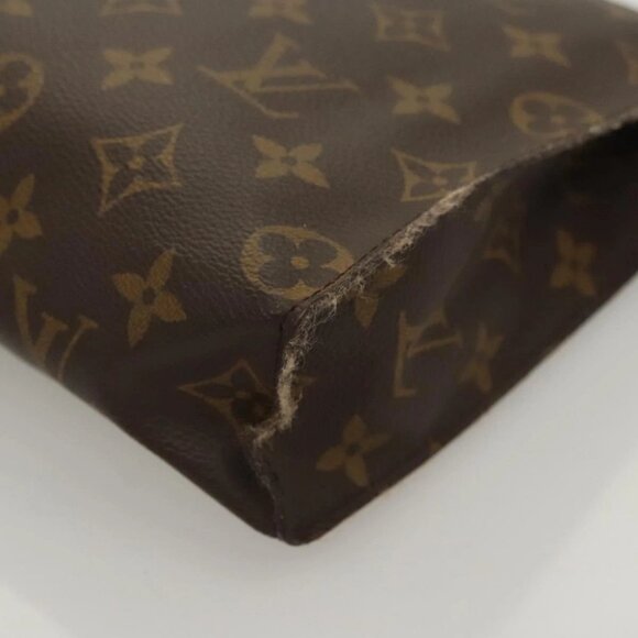 LOUIS VUITTON Monogram Poche Toilette 26 Pouch M47542 LV Auth 124470 - Picture 3 of 16
